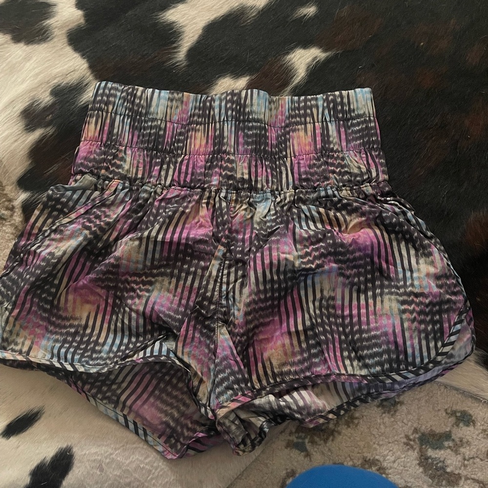 Women's Multicolor Patterned Shorts